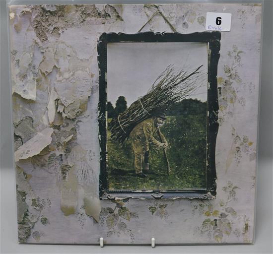 2401012 - LED ZEPPELIN IV UK LP, EX+ - EX+